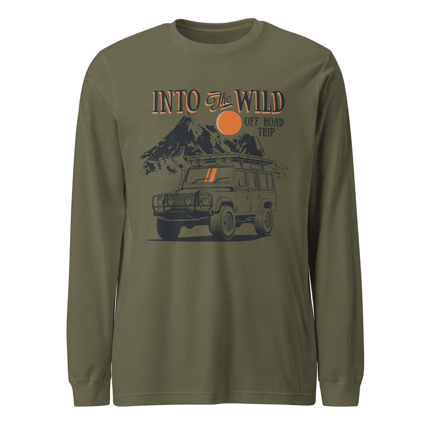 Into the Wild - Heren Long Sleeve T-shirt (Print Voorzijde)