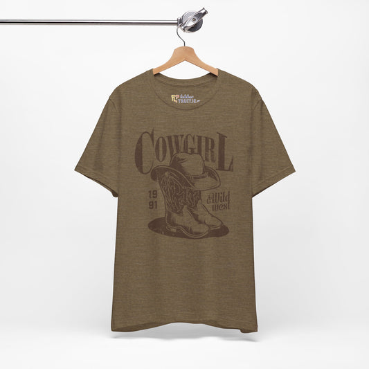 Cowgirl Wild West - Jersey T-shirt
