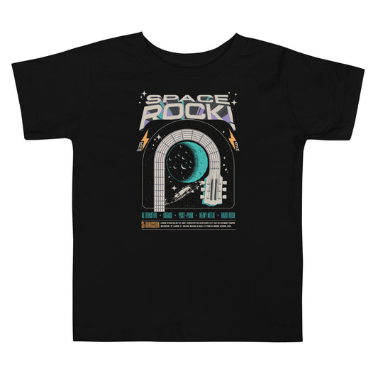 All You Need is Rock - Jongens Peuter T-Shirt Donker (Print voor)