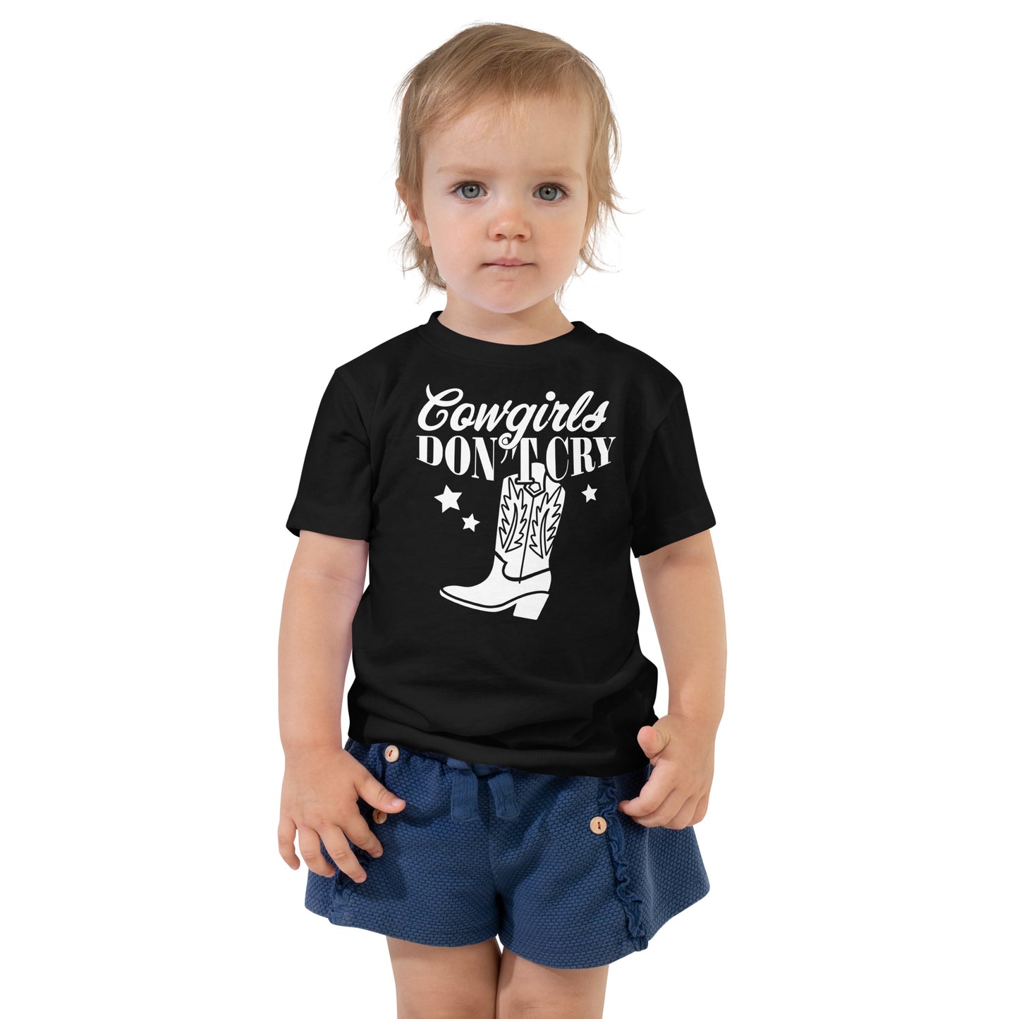 Cowgirls Don't Cry - Meisjes Peuter T-Shirt (Print voor)