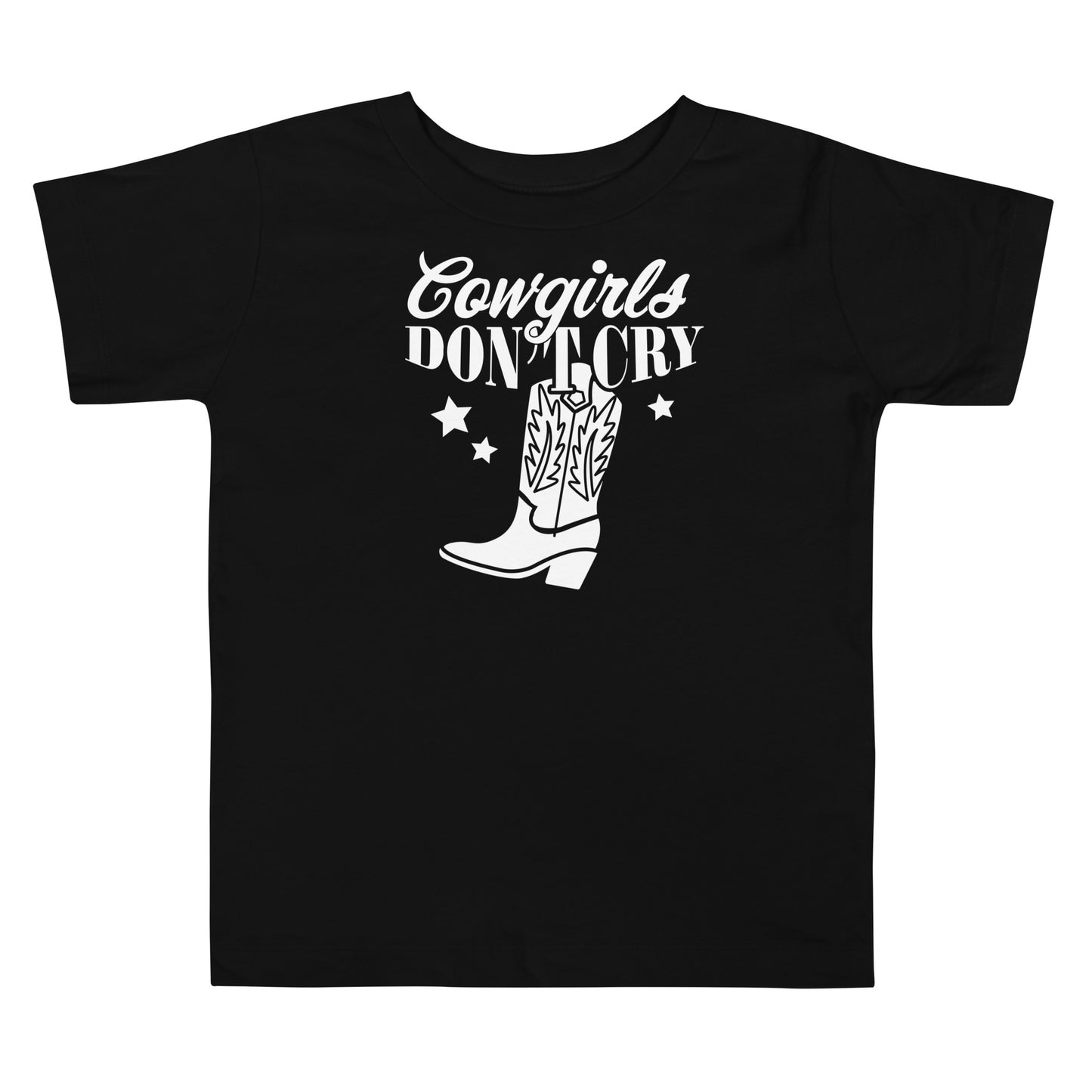 Cowgirls Don't Cry - Meisjes Peuter T-Shirt (Print voor)