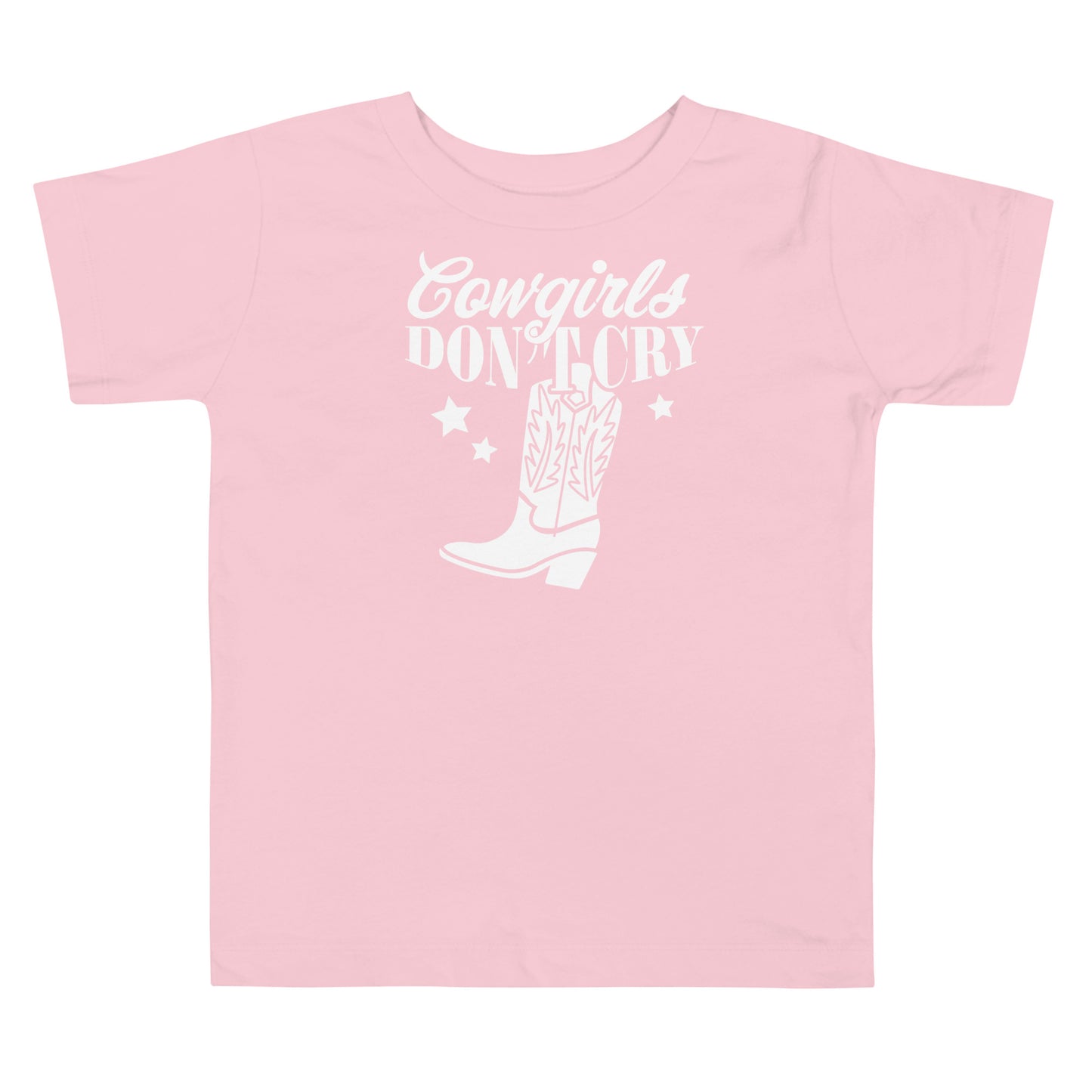 Cowgirls Don't Cry - Meisjes Peuter T-Shirt (Print voor)