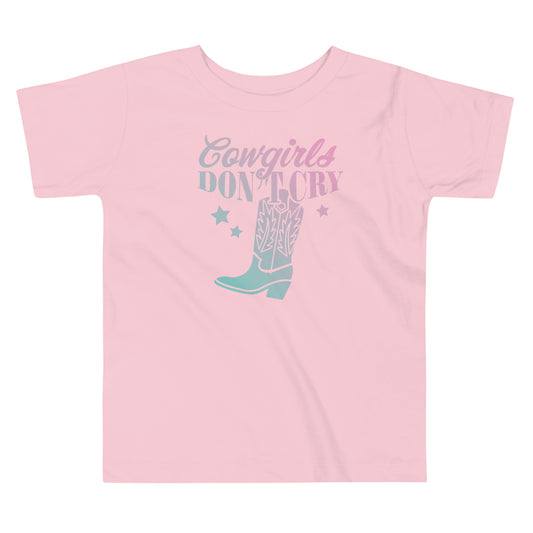 Cowgirls Don't Cry - Meisjes Peuter T-Shirt (Print voor)