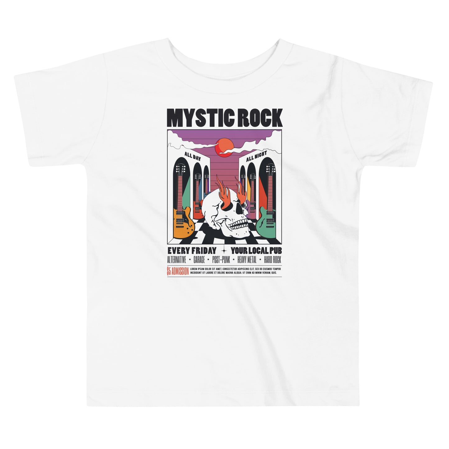 Mystic Rock - Jongens Peuter T-Shirt (Print voor)
