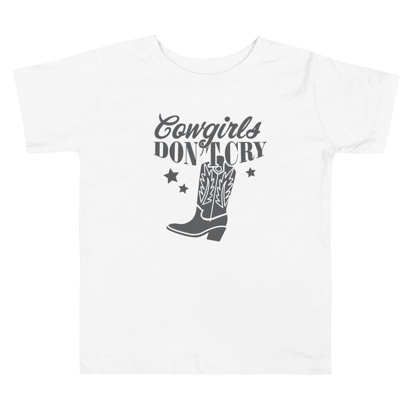 Cowgirls Don't Cry - Meisjes Peuter T-shirt (Print voor)