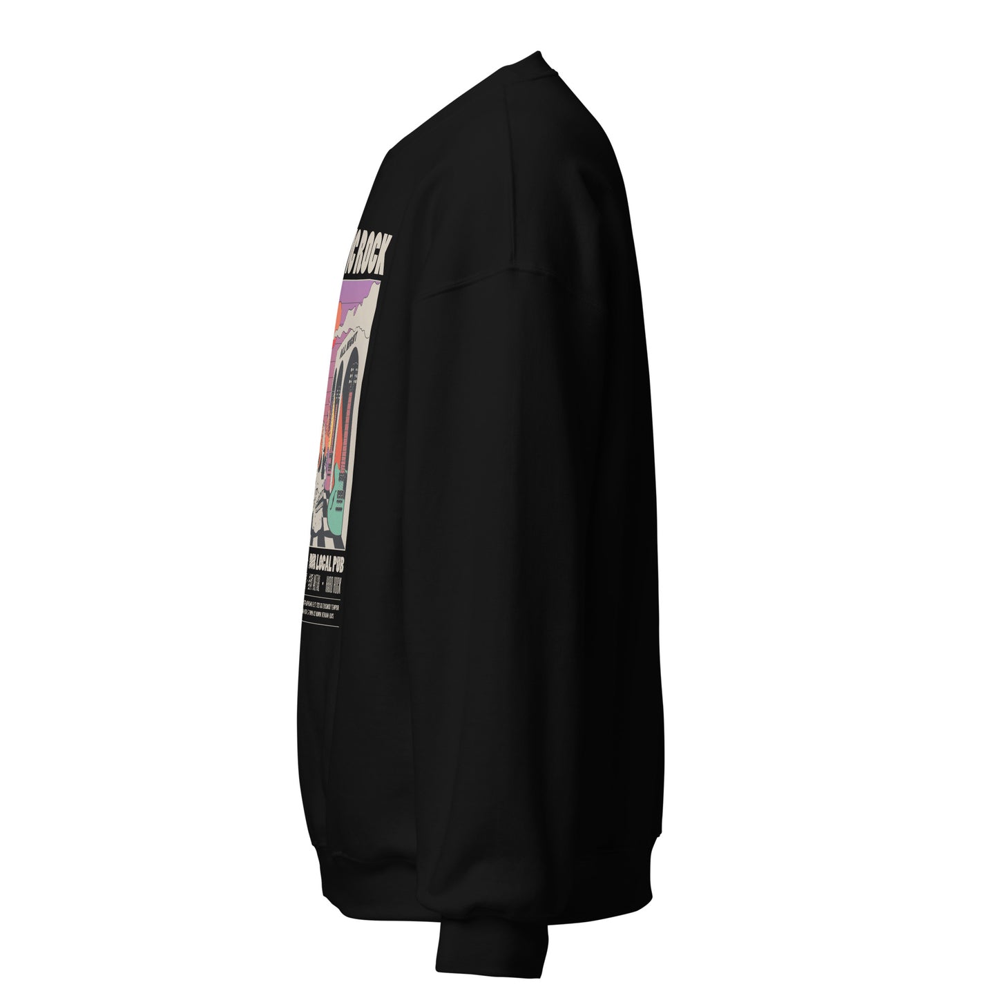 Mystic Rock - Heren Sweatshirt Donker (Print voor)