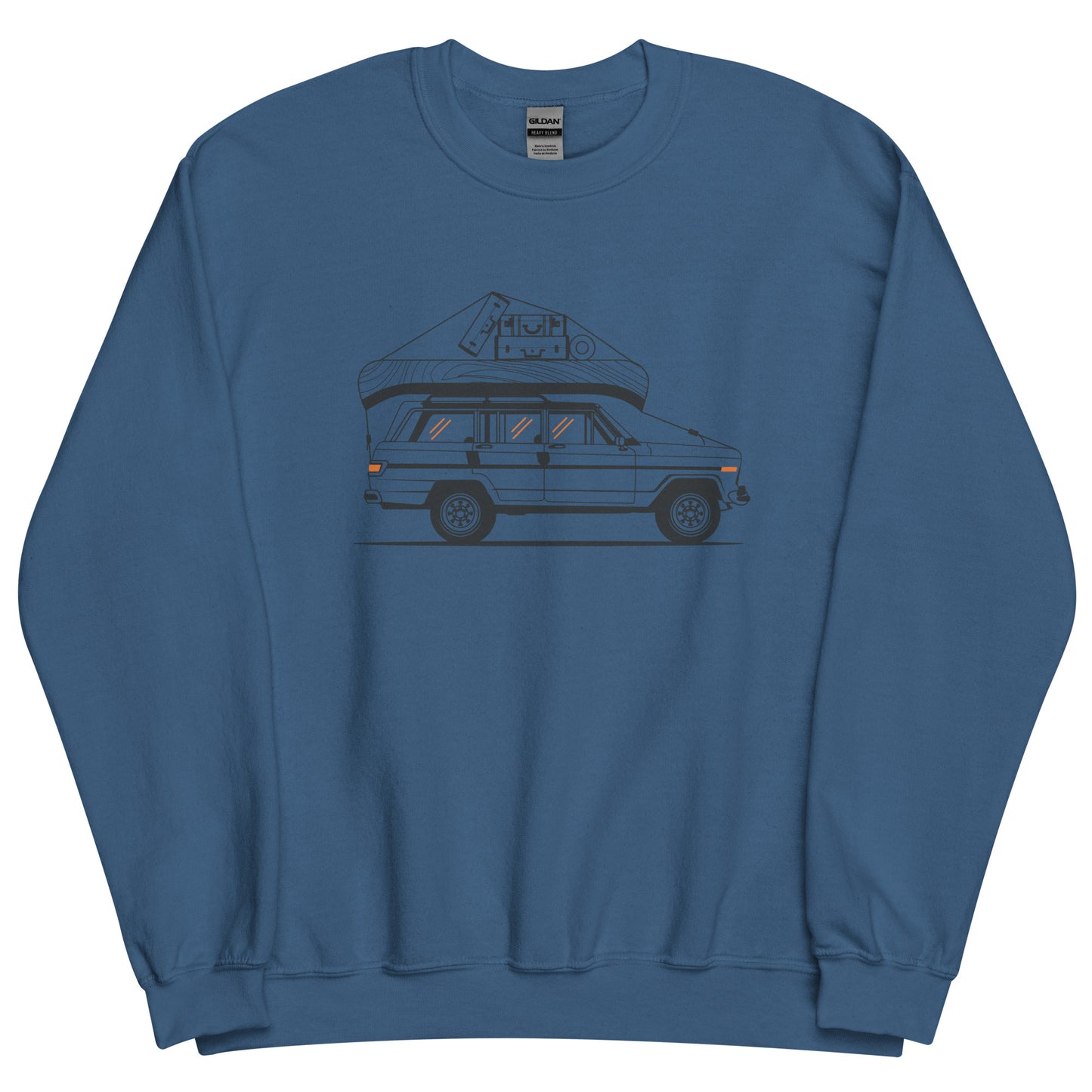 Into the Wild Car - Heren Sweatshirt (Print voor)