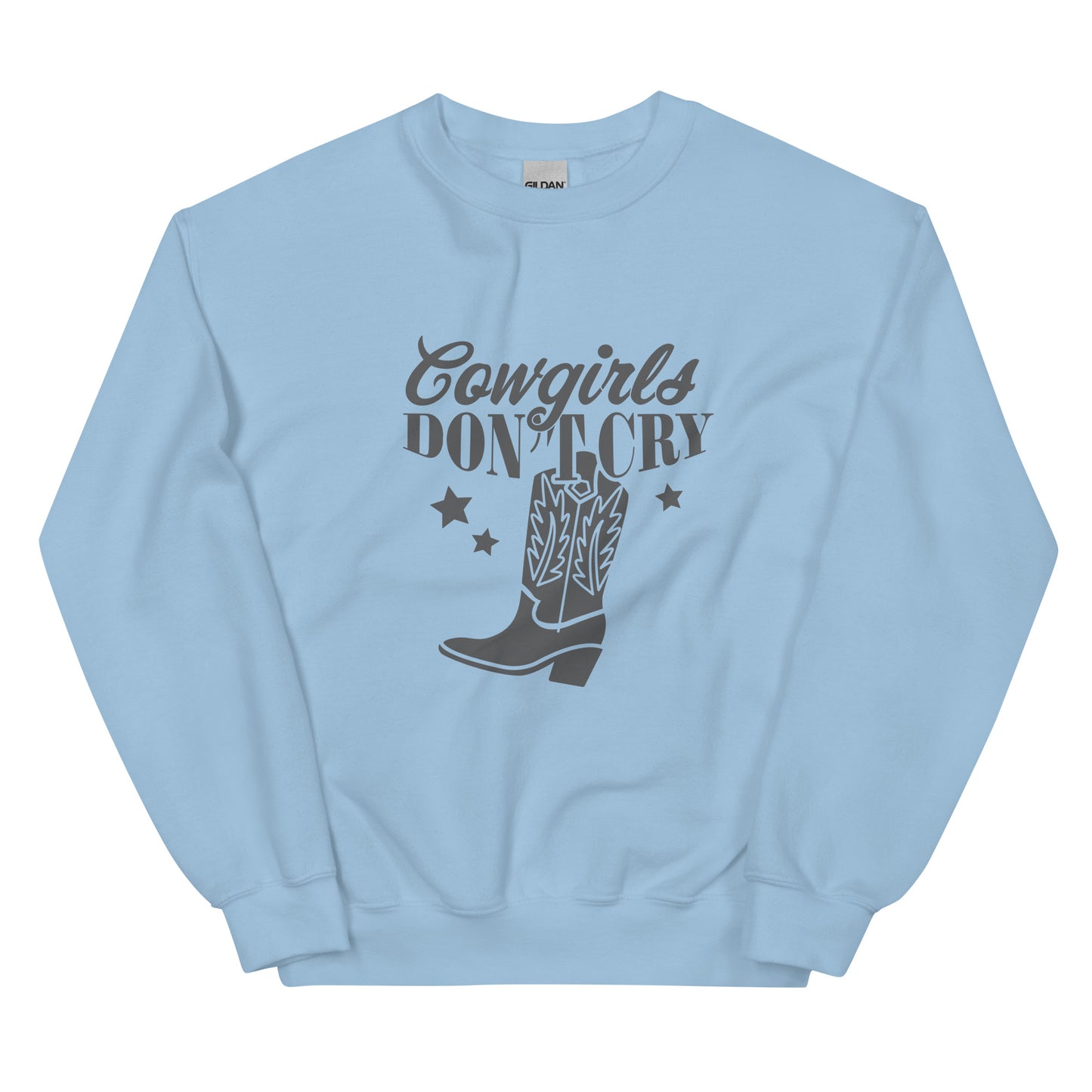 Cowgirls don't cry - Dames Sweatshirt (Print voor)