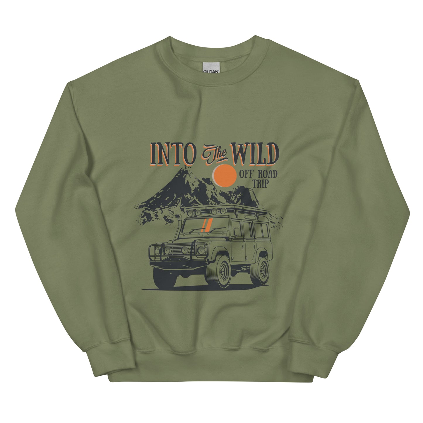 Into the Wild - Heren Sweatshirt (Print Voorzijde)