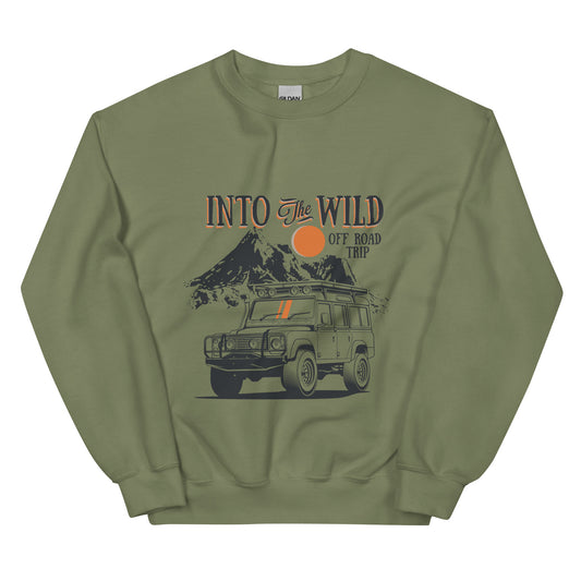 Into the Wild - Heren Sweatshirt (Print Voorzijde)