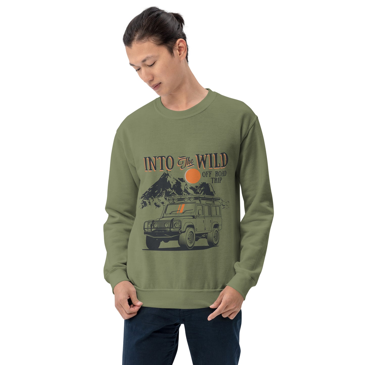 Into the Wild - Heren Sweatshirt (Print Voorzijde)