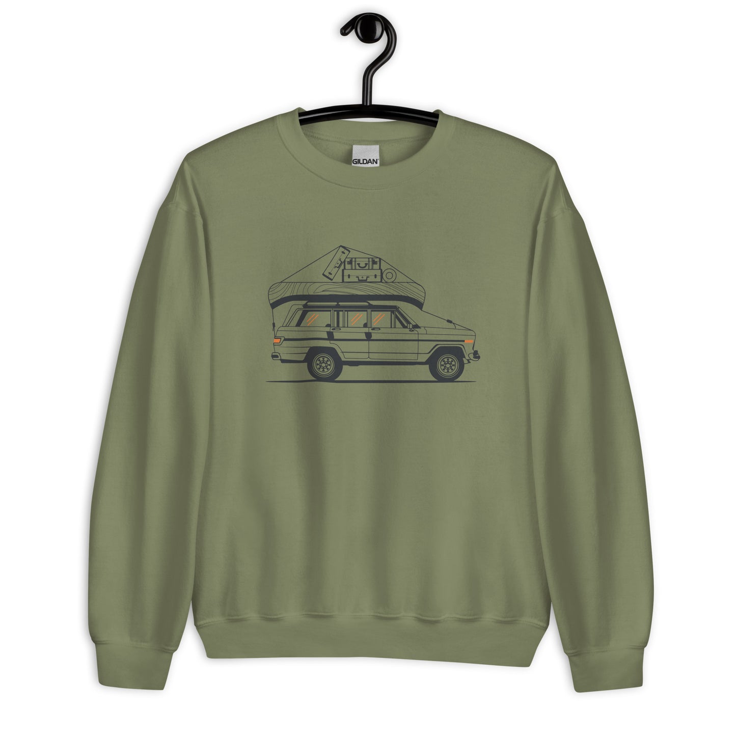 Into the Wild Car - Heren Sweatshirt (Print voor)