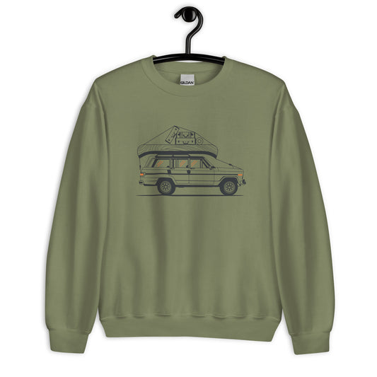 Into the Wild Car - Heren Sweatshirt (Print voor)