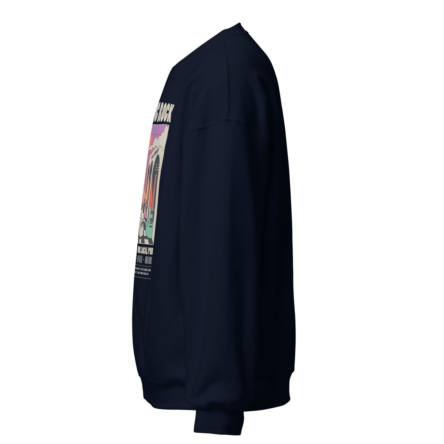 Mystic Rock - Heren Sweatshirt Donker (Print voor)