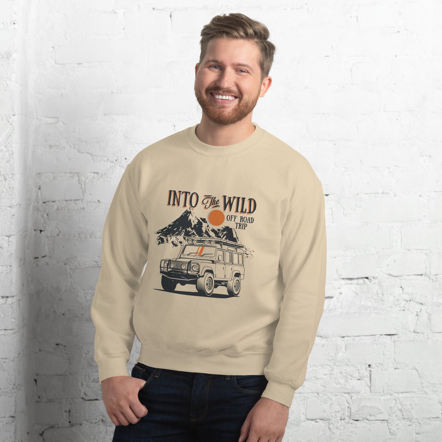 Into the Wild - Heren Sweatshirt (Print Voorzijde)