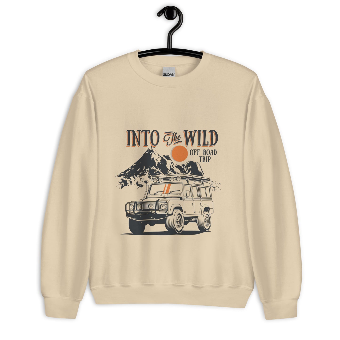 Into the Wild - Heren Sweatshirt (Print Voorzijde)