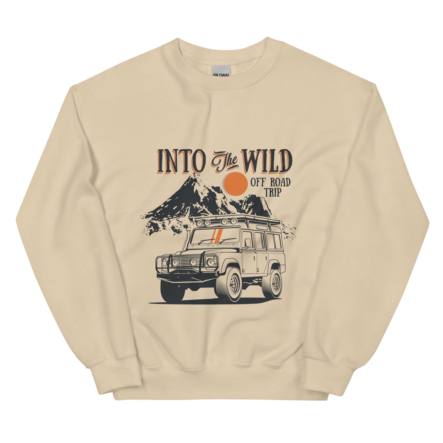 Into the Wild - Heren Sweatshirt (Print Voorzijde)