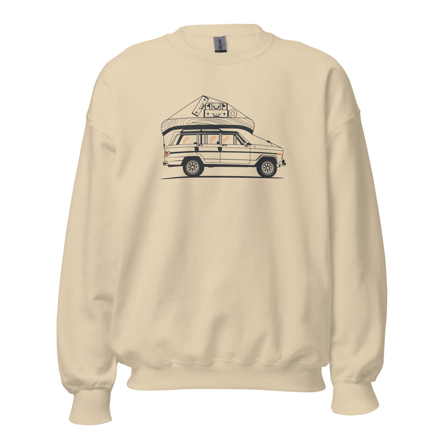 Into the Wild Car - Heren Sweatshirt (Print voor)
