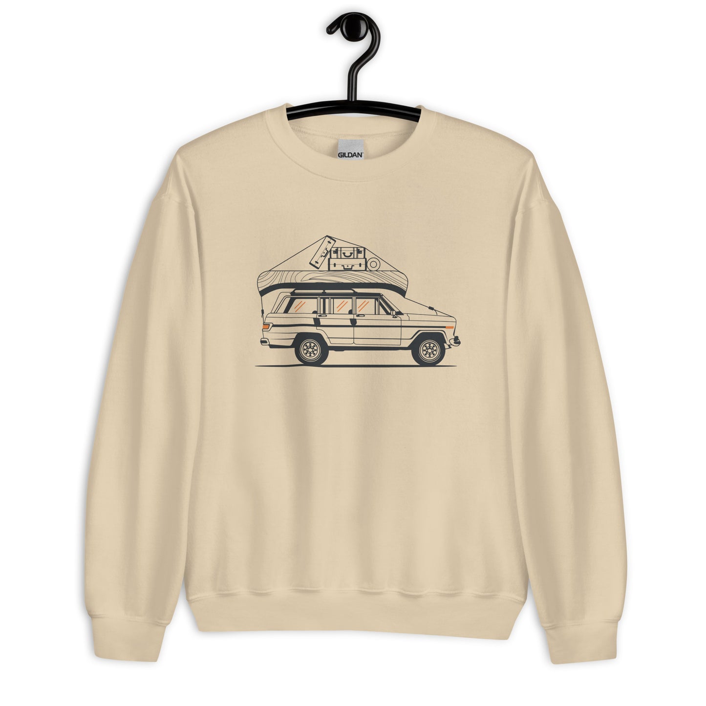 Into the Wild Car - Heren Sweatshirt (Print voor)