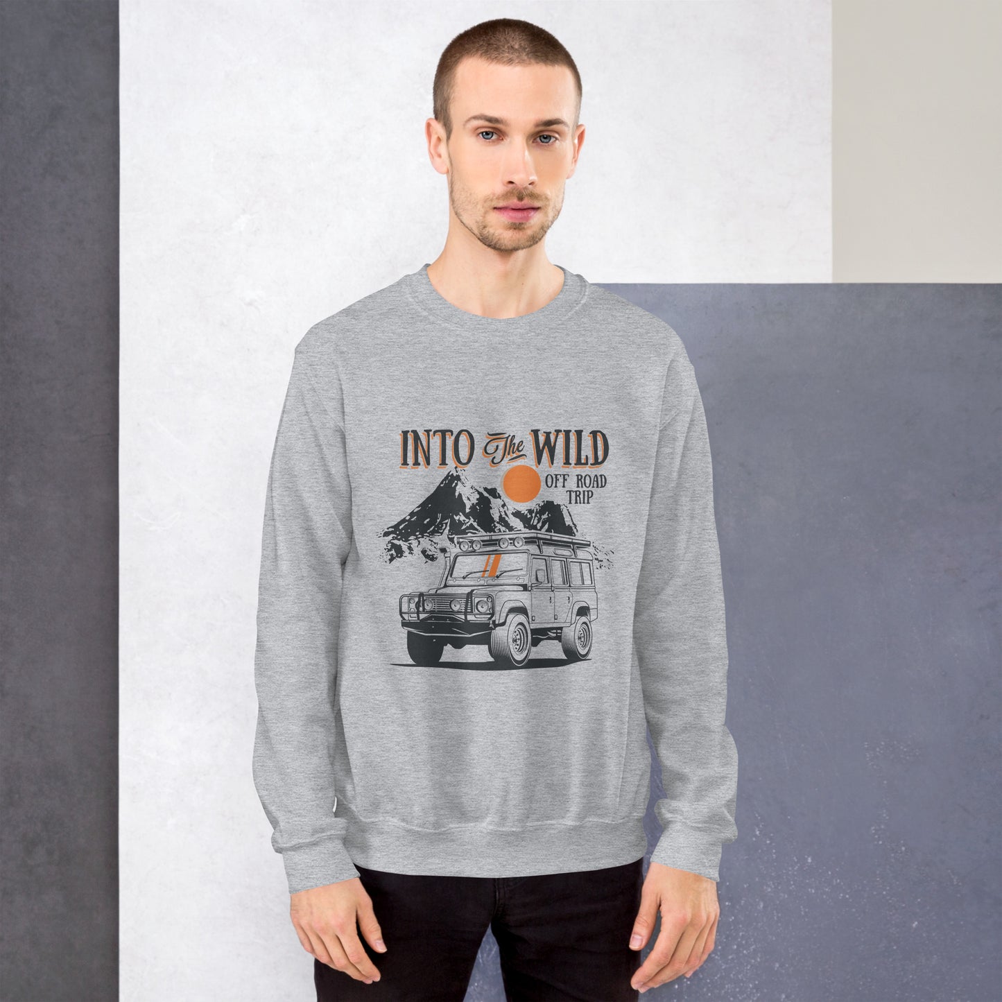 Into the Wild - Heren Sweatshirt (Print Voorzijde)