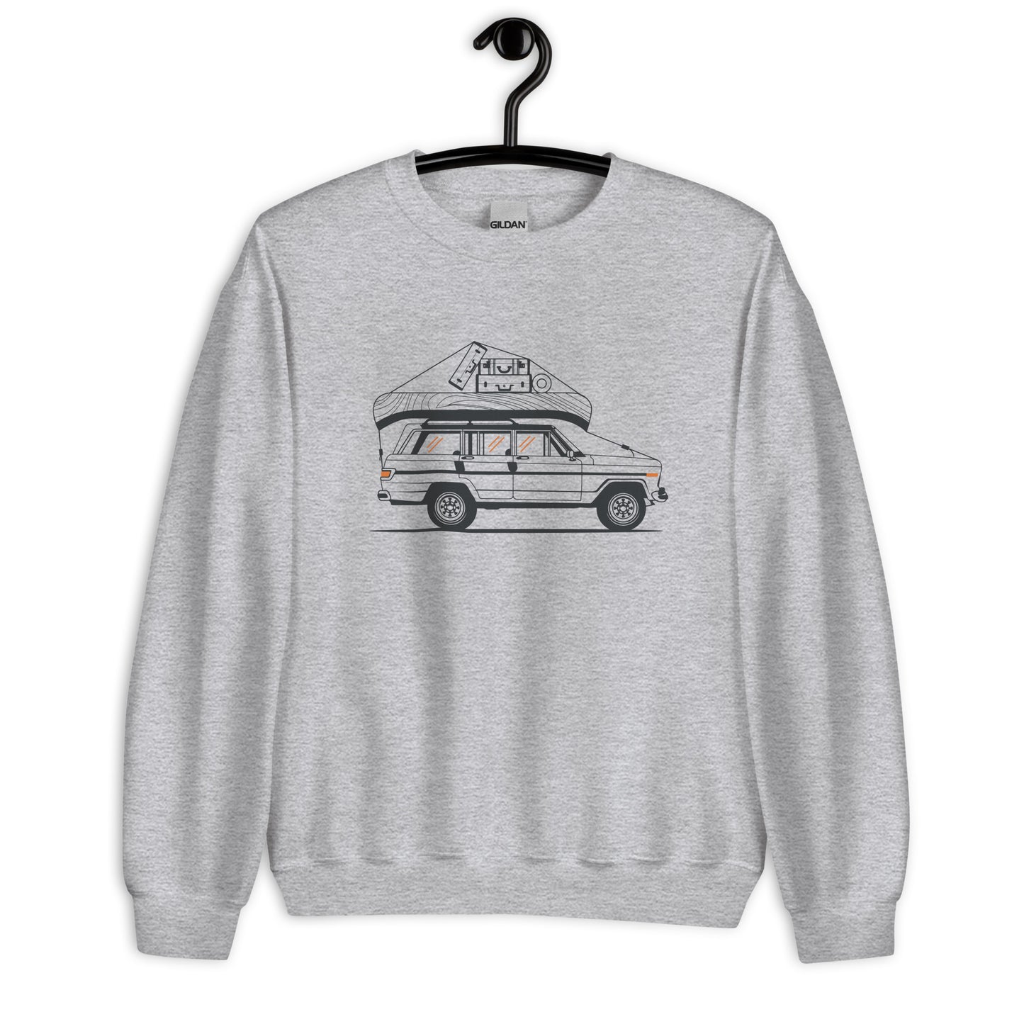 Into the Wild Car - Heren Sweatshirt (Print voor)