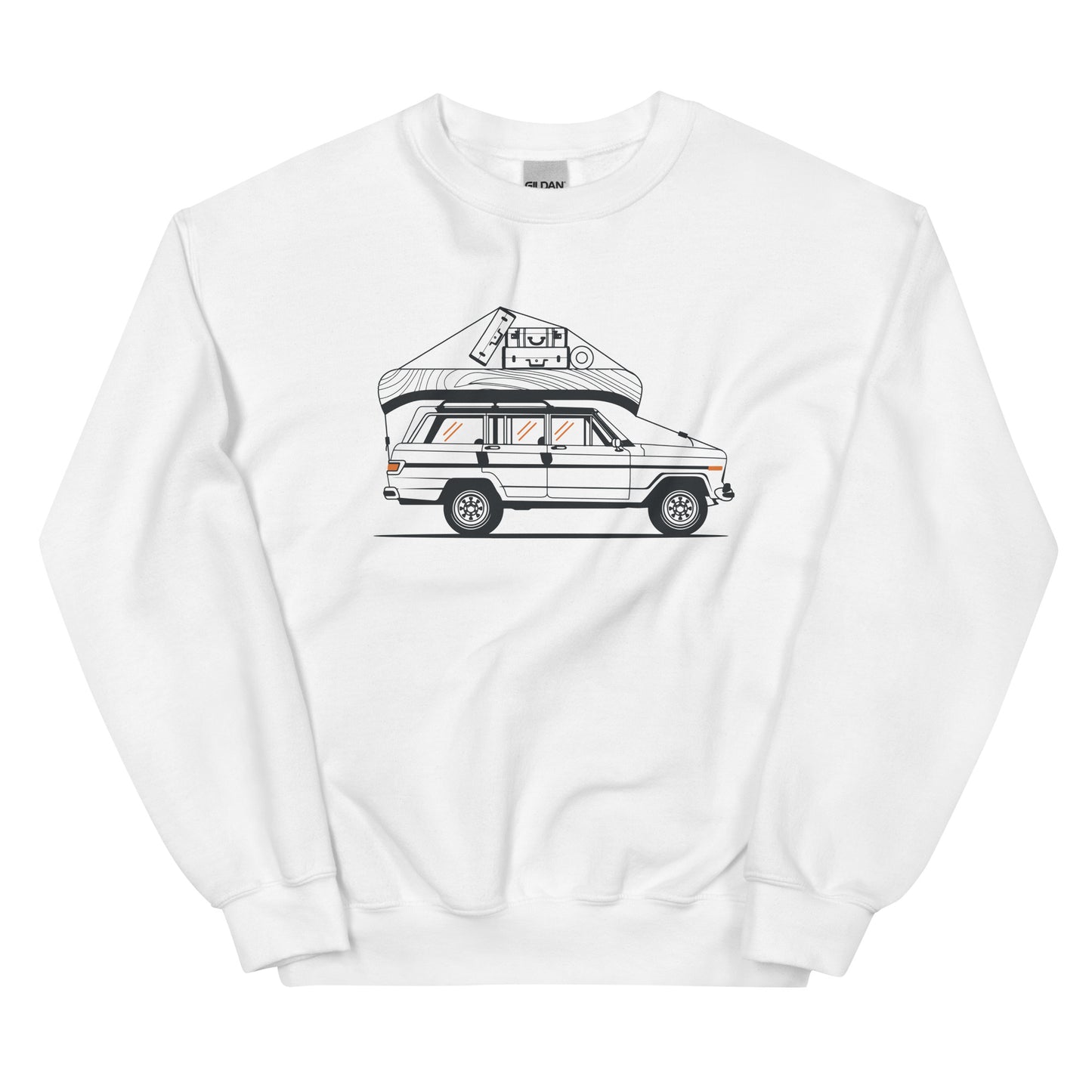 Into the Wild Car - Heren Sweatshirt (Print voor)