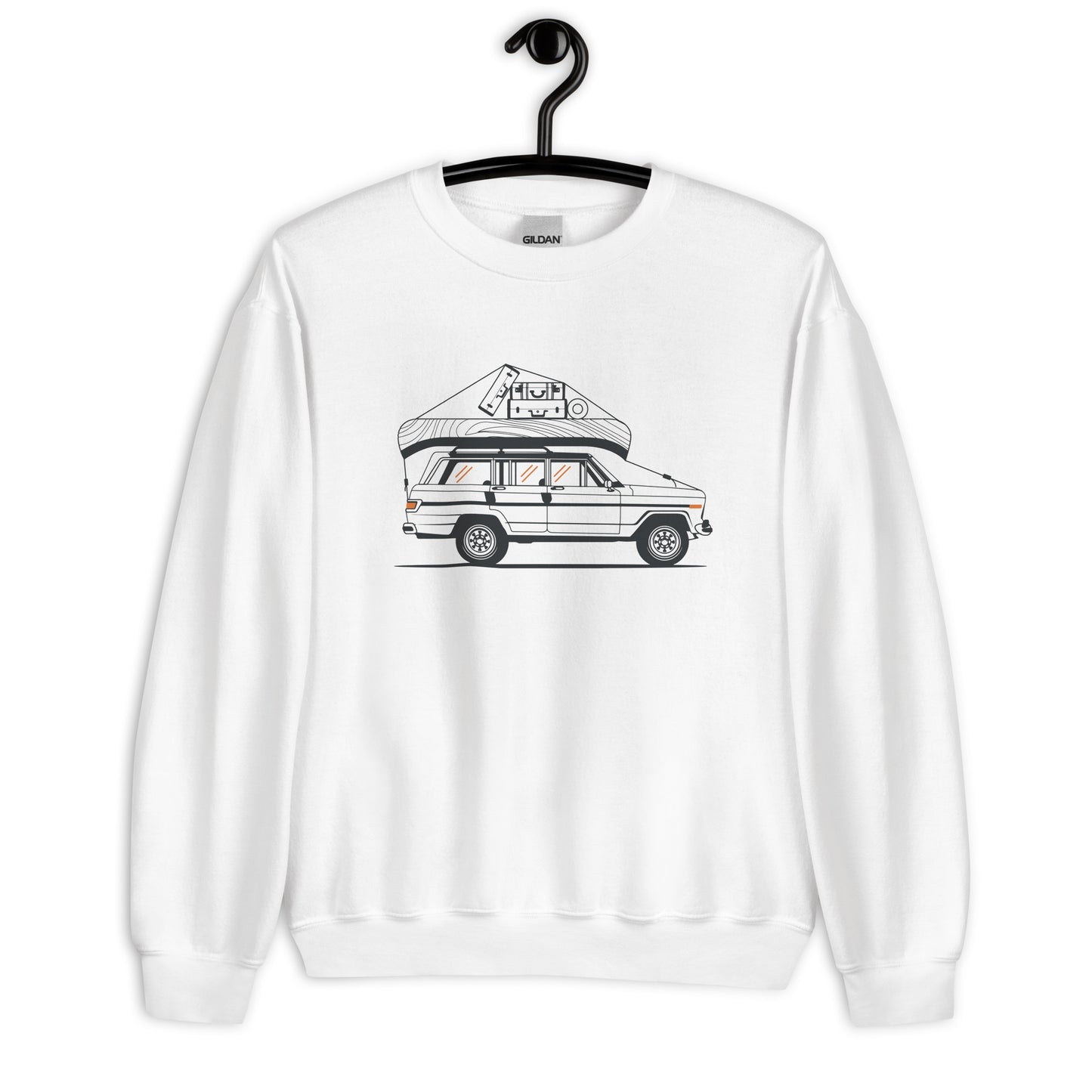 Into the Wild Car - Heren Sweatshirt (Print voor)