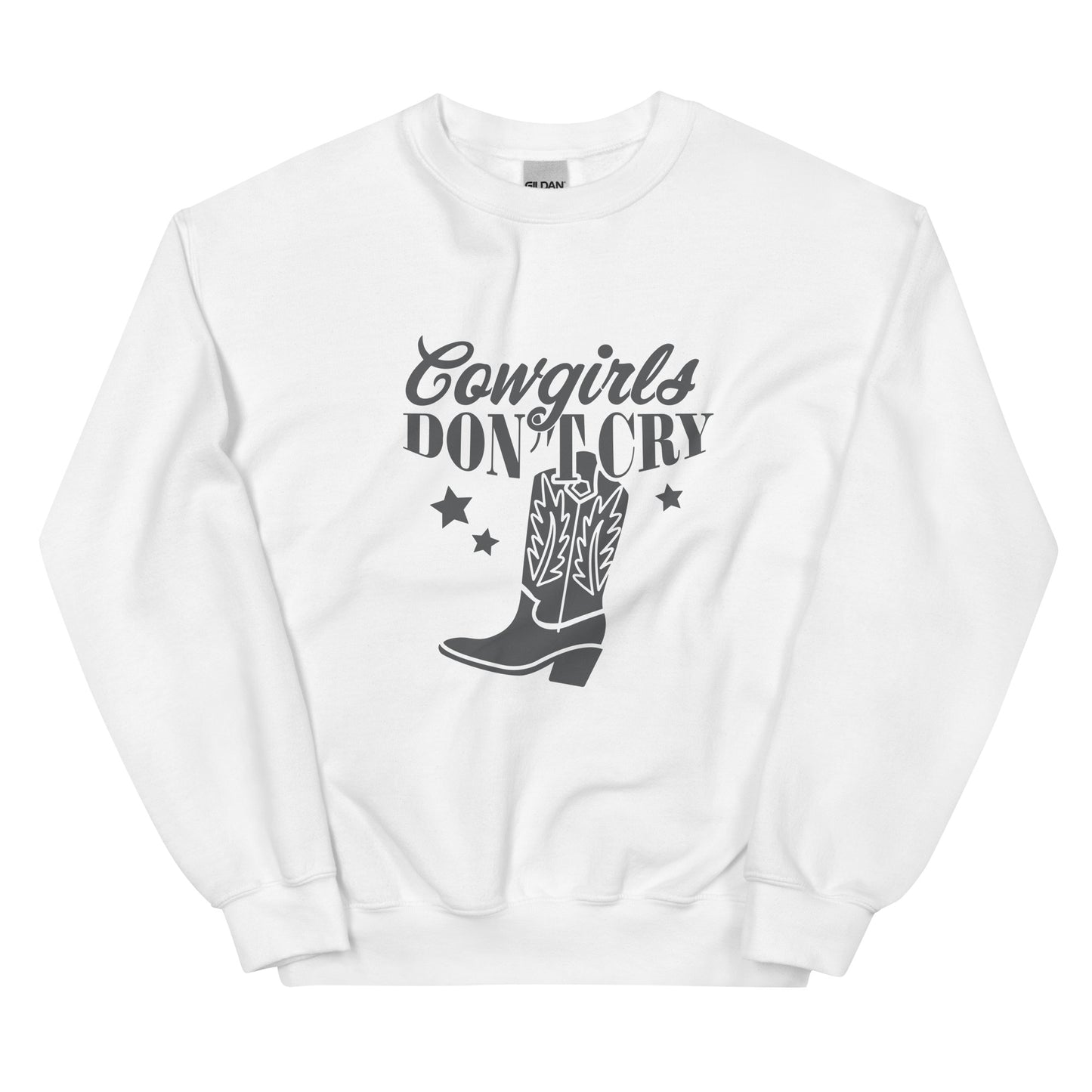 Cowgirls don't cry - Dames Sweatshirt (Print voor)