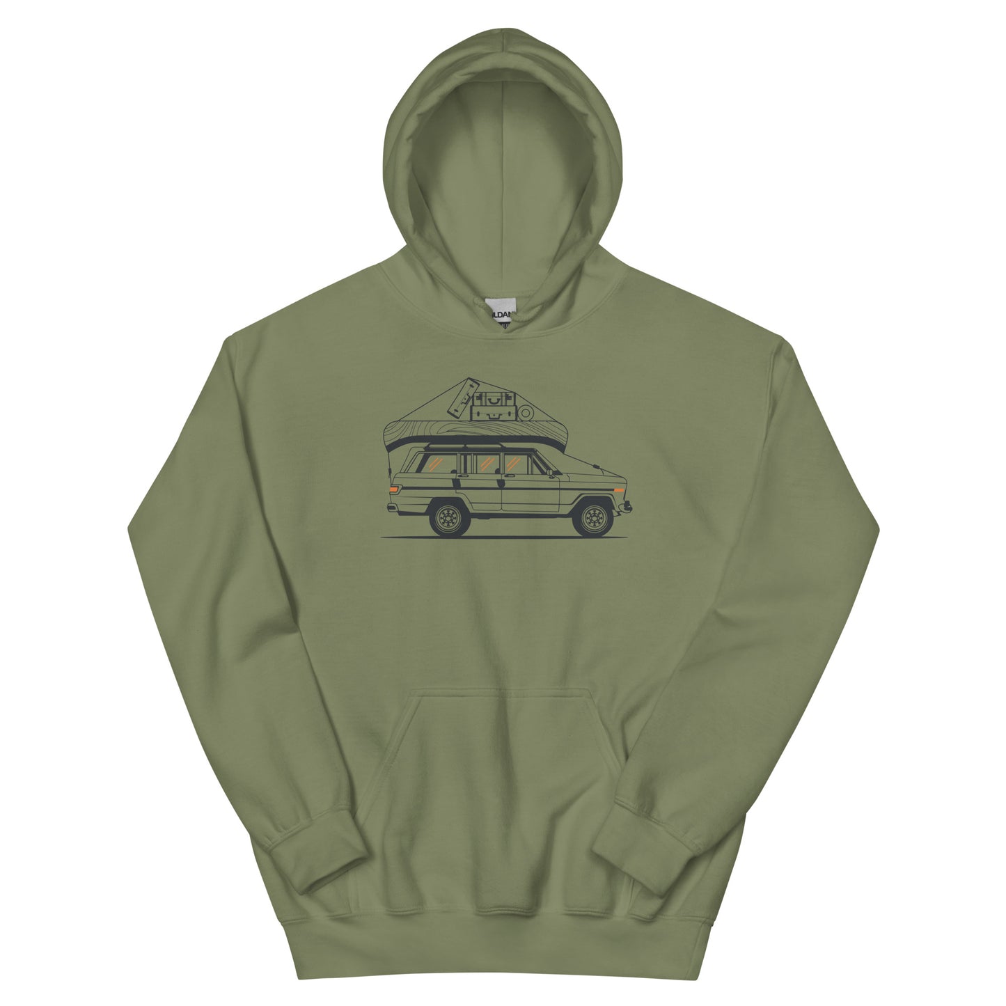 Into the Wild Car - Heren Hoodie (Print voor)