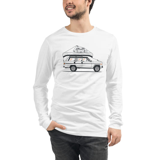Into the Wild Car - Heren Long Sleeve T-Shirt (Print voor)