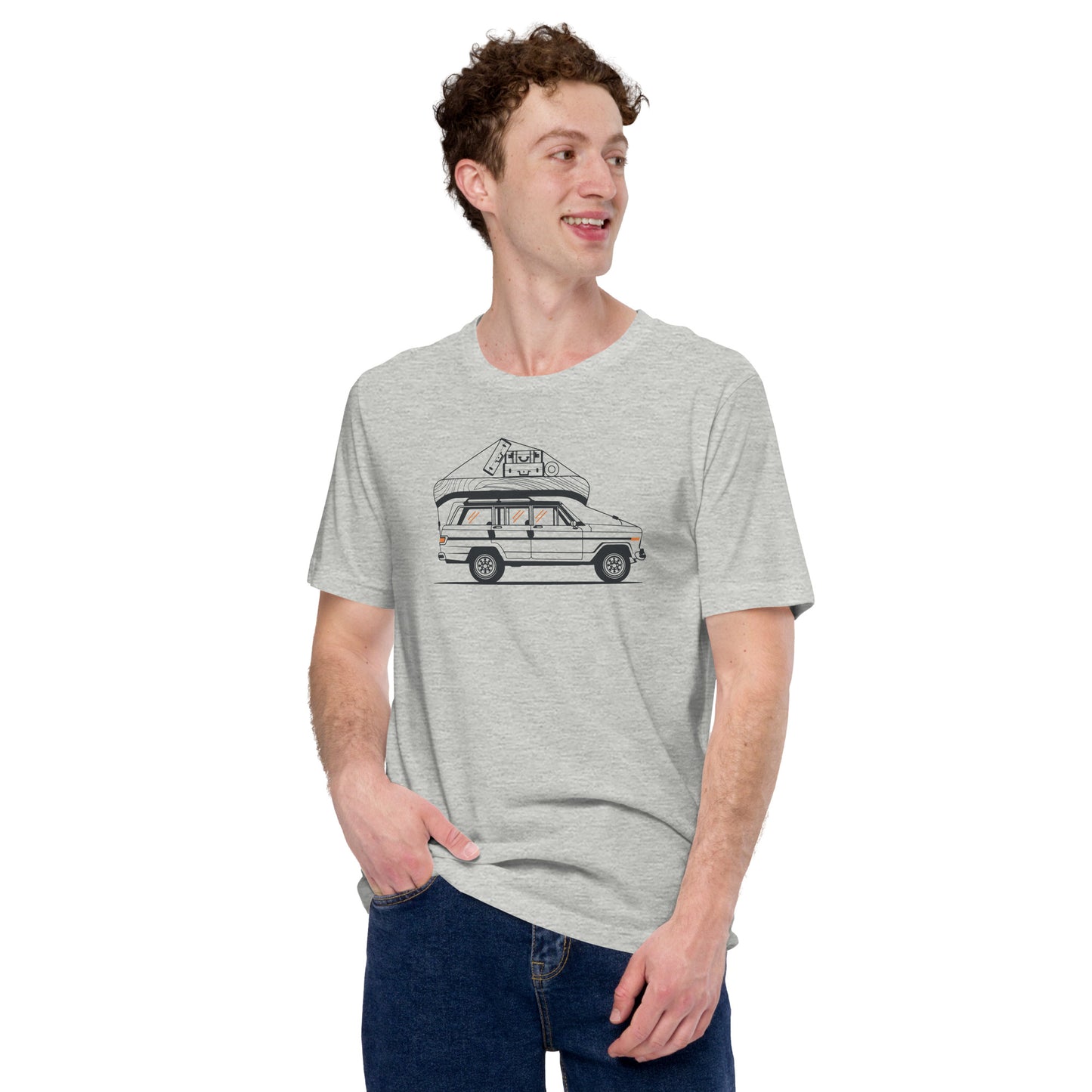 Into the Wild Car - Heren T-Shirt (Print voor)