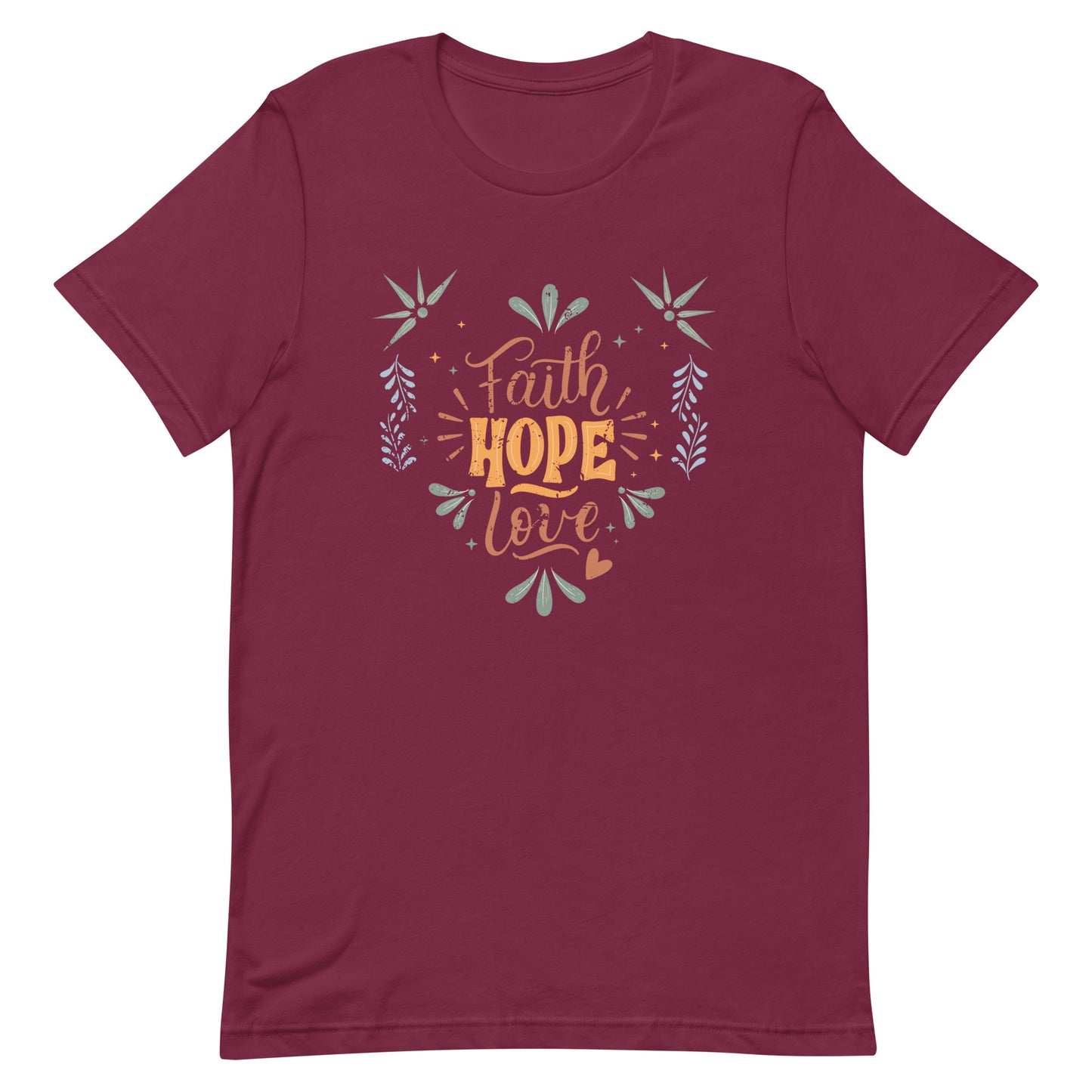 Faith Hope Love - Dames T-shirt (Print voor)