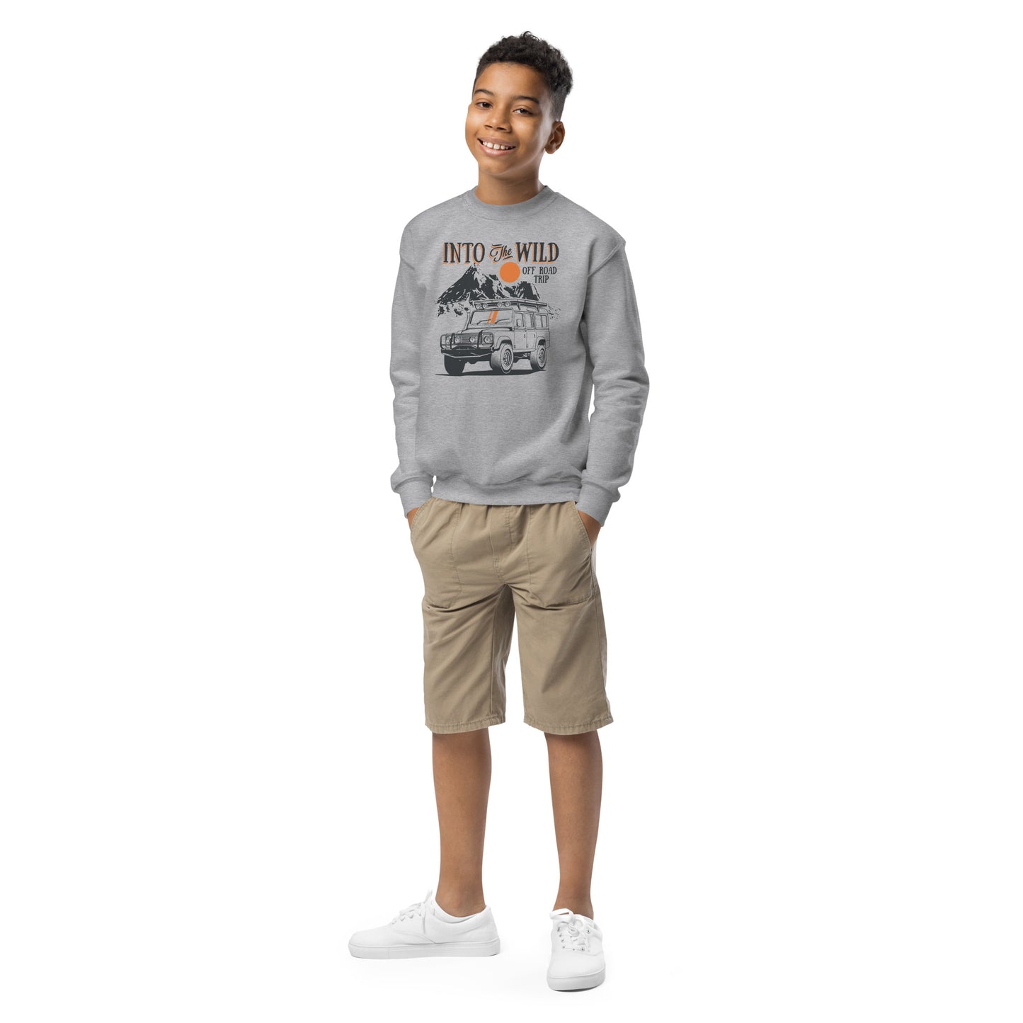 Into the Wild - Jongens Sweatshirt (Print voorzijde)