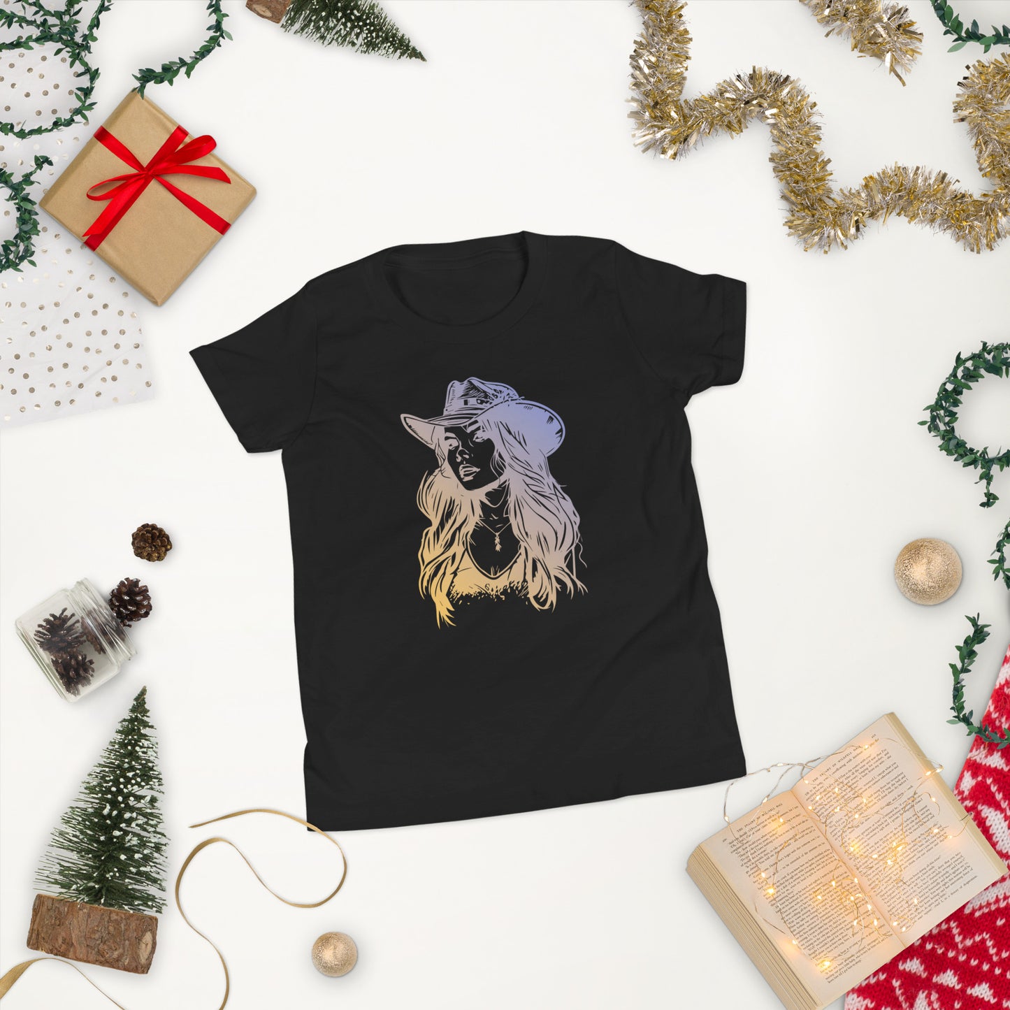Cowgirl - Meisjes T-shirt (Print voor)