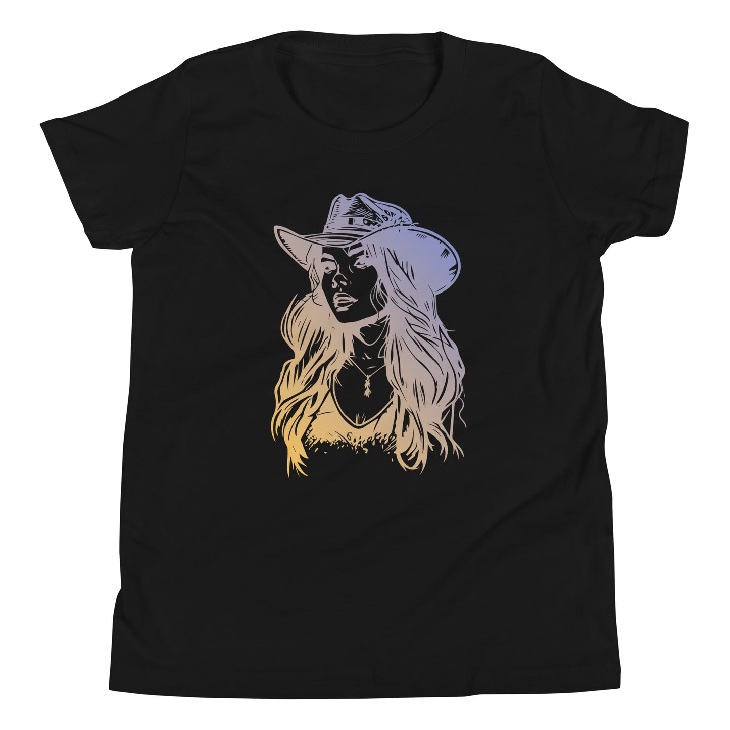 Cowgirl - Meisjes T-shirt (Print voor)