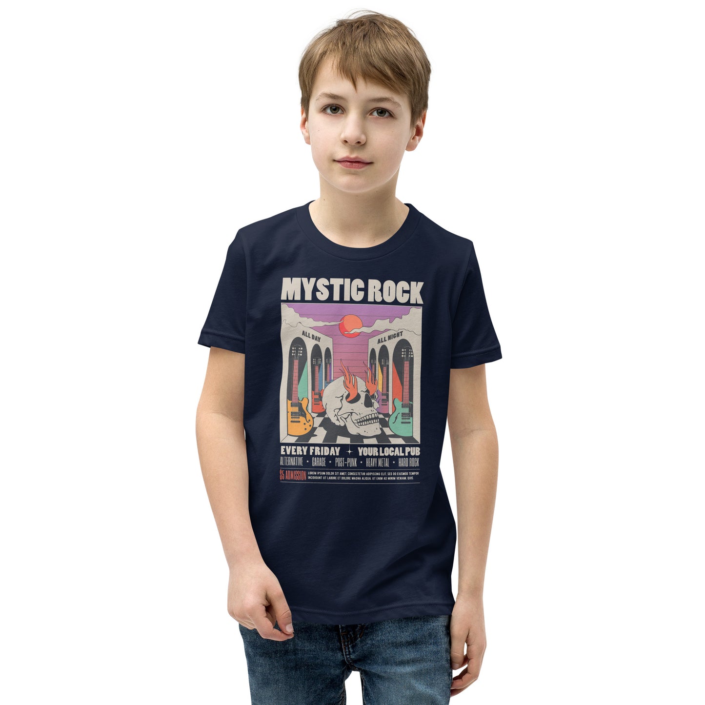 Mystic Rock - Jongens T-shirt (Print Voorzijde)