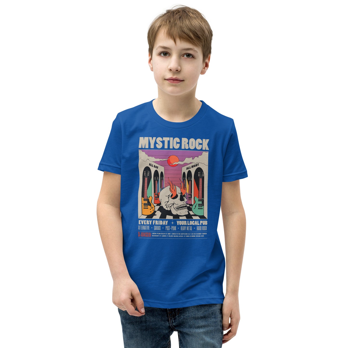 Mystic Rock - Jongens T-shirt (Print Voorzijde)