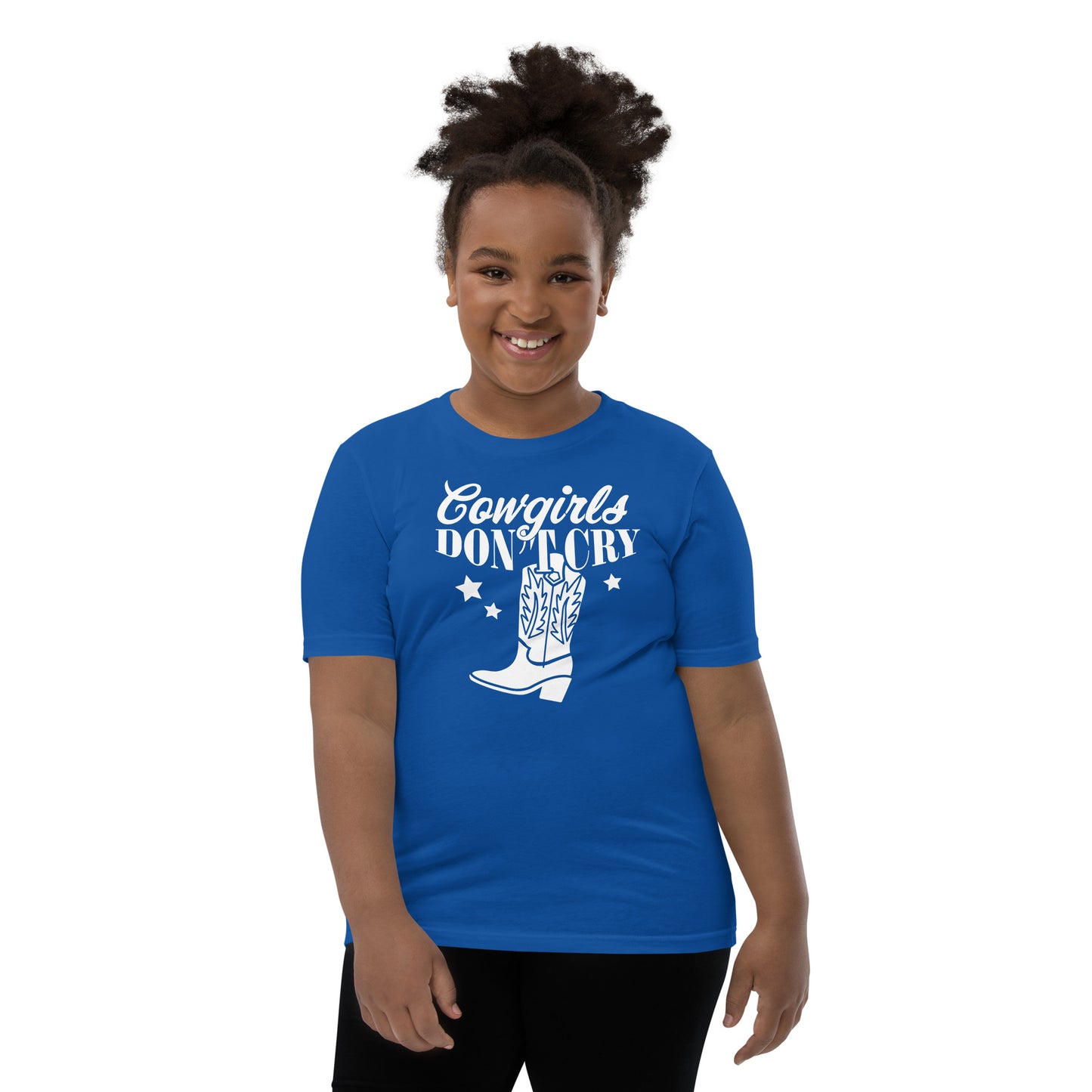 Cowgirls Don't Cry - Meisjes T-shirt (Print voor)