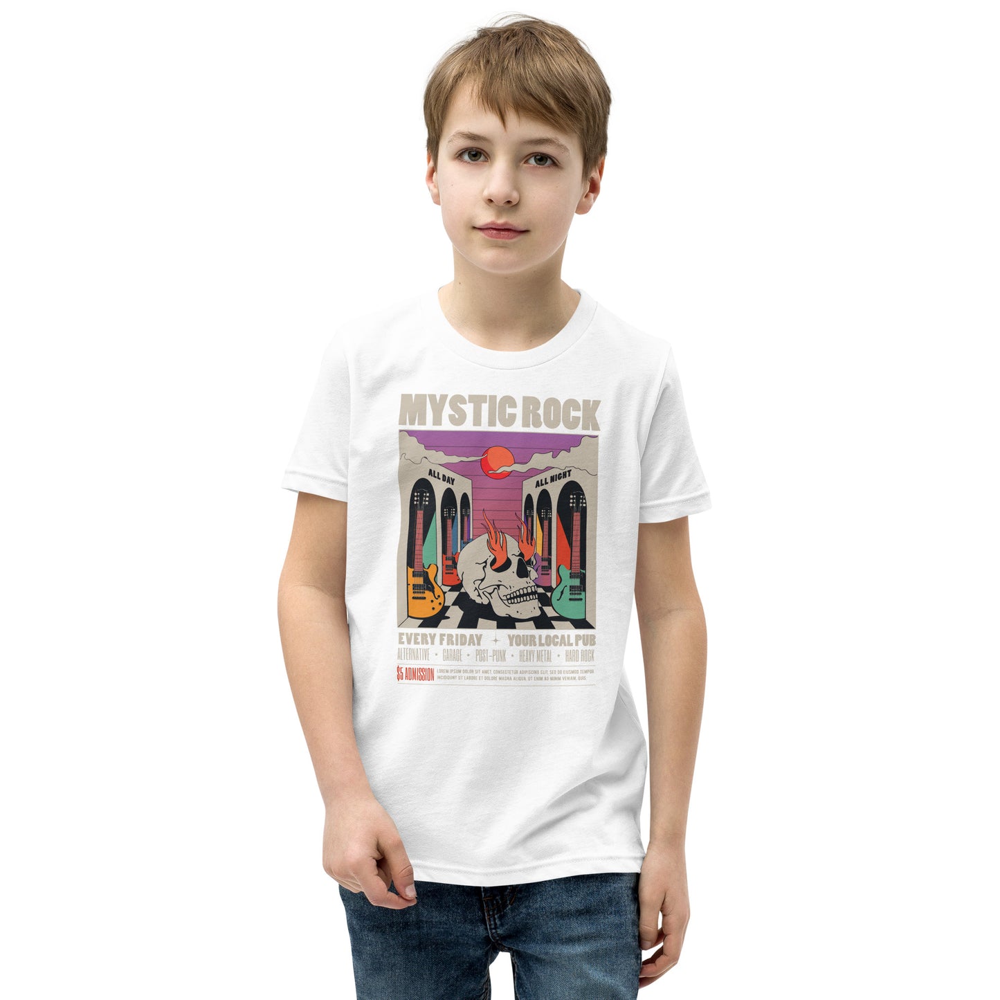 Mystic Rock - Jongens T-shirt (Print Voorzijde)