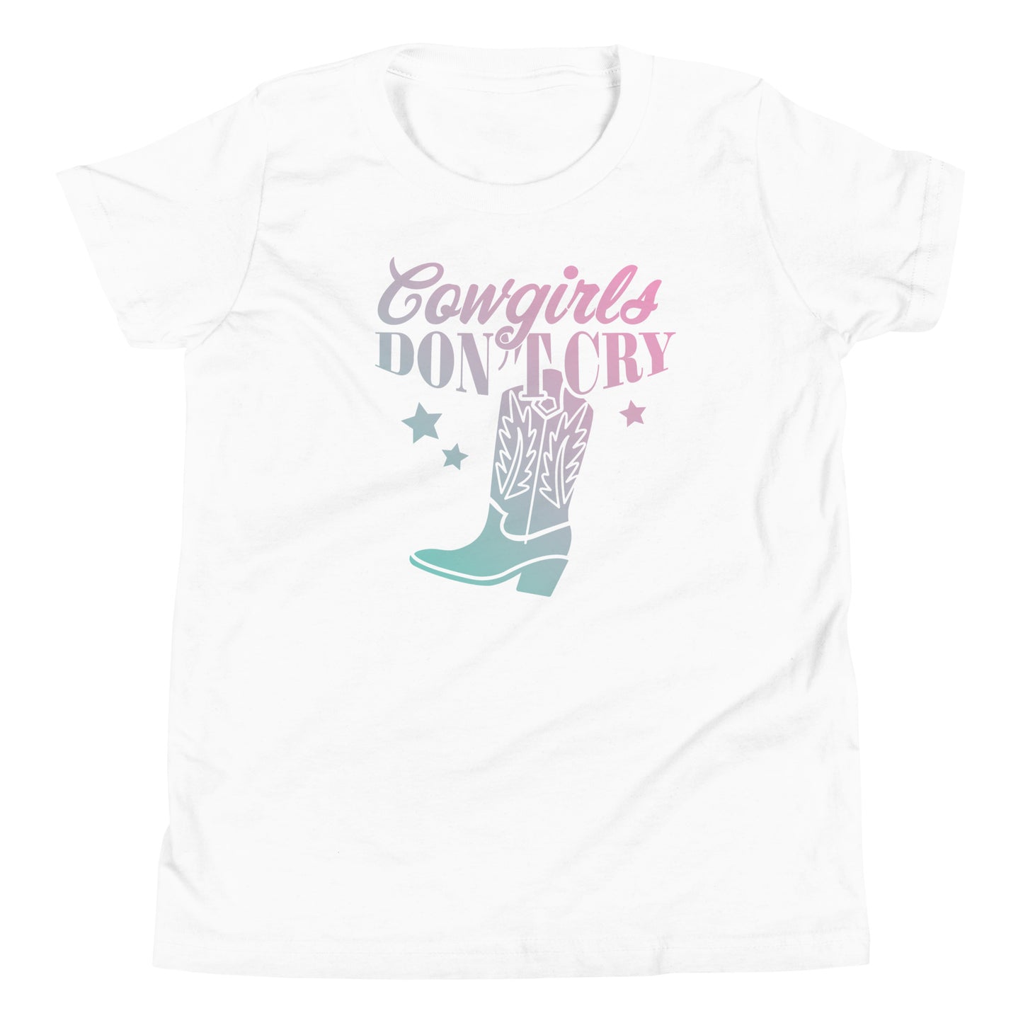 Cowgirls Don't Cry - Meisjes T-shirt (Print voor)