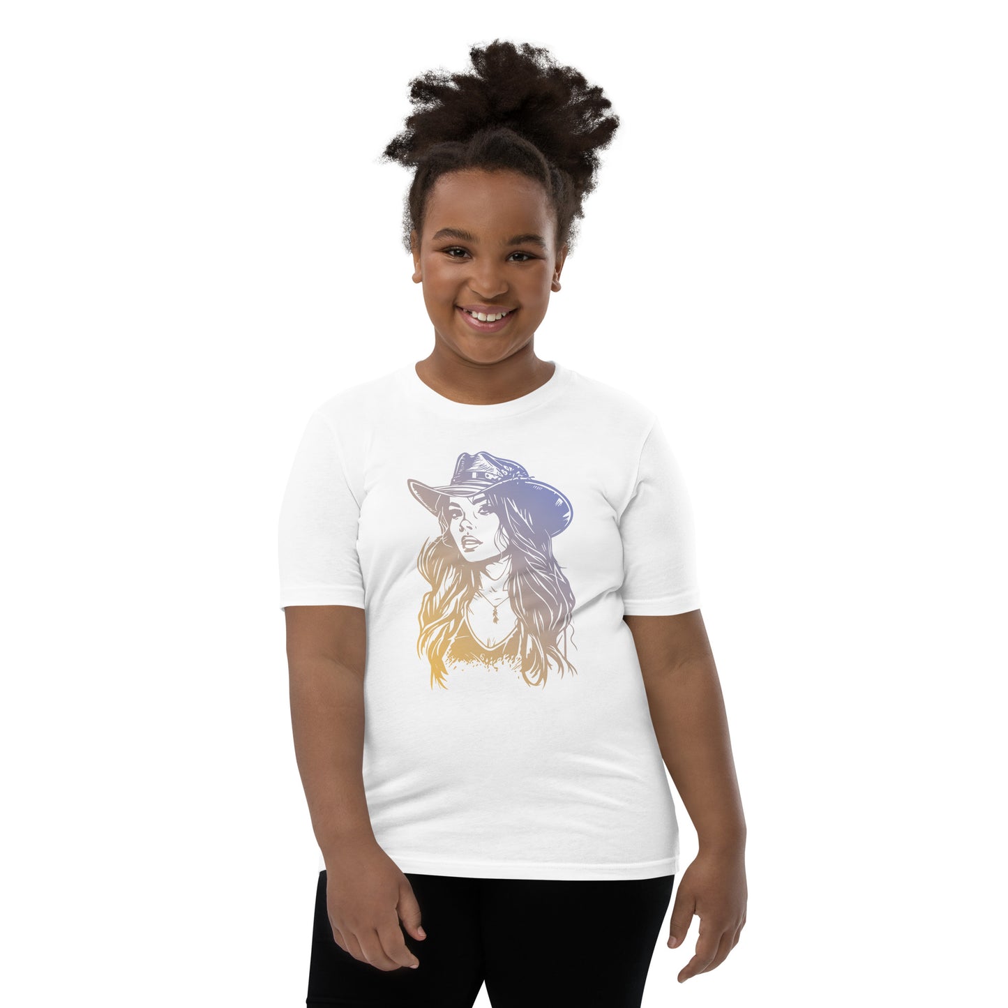 Cowgirl - Meisjes T-shirt (Print voor)