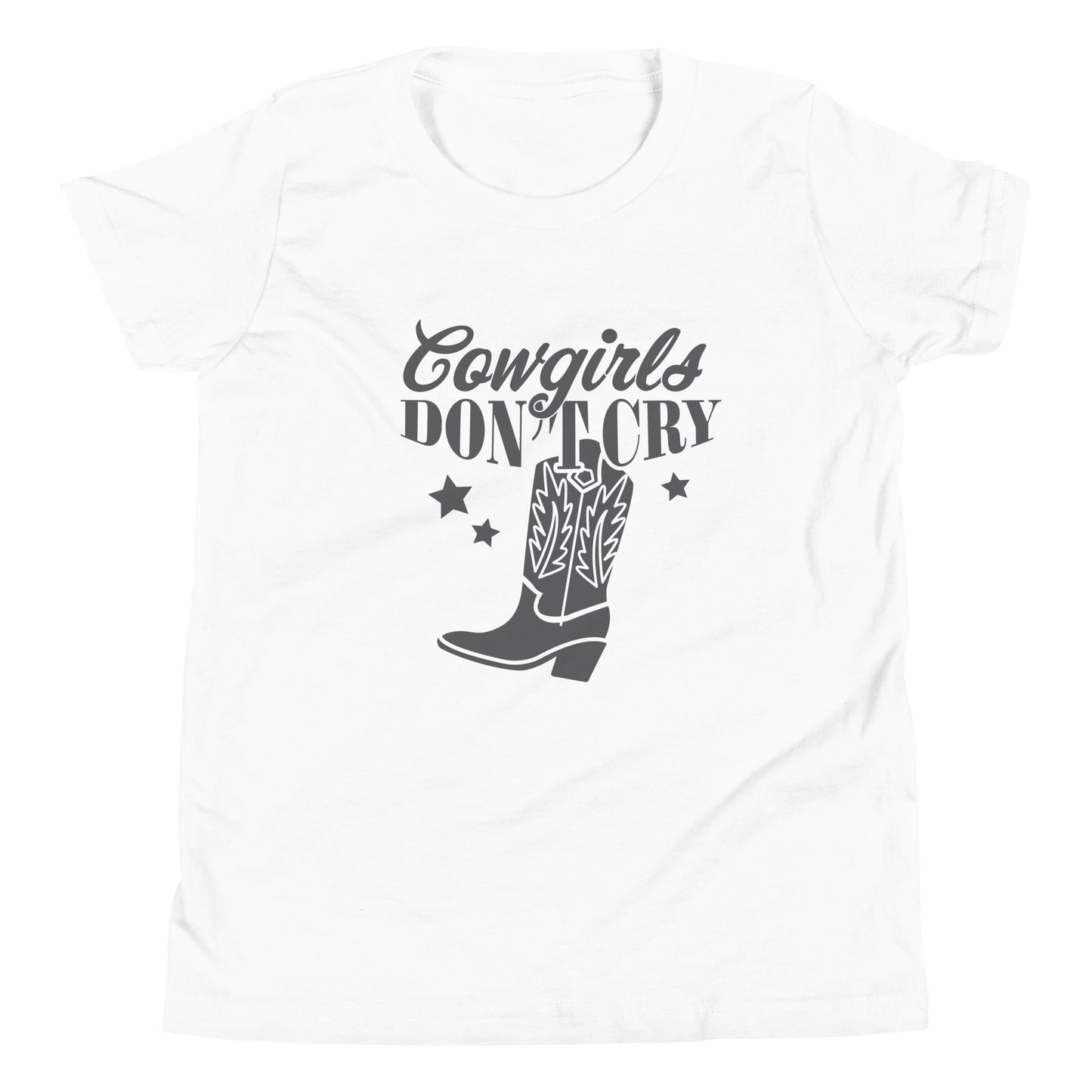 Cowgirls Don't Cry - Meisjes T-shirt (Print voor)
